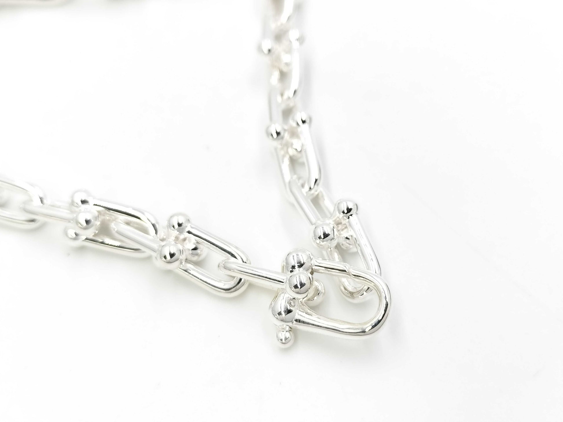 Tiffany & Co. Tiffany HardWear Graduated Link Necklace in Sterling Silver