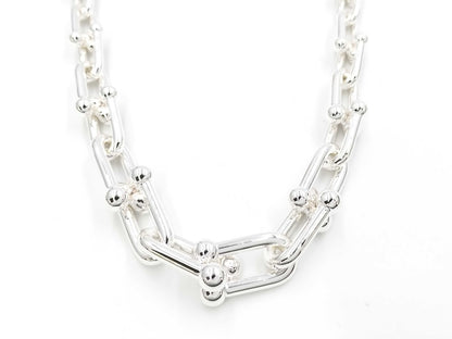 Tiffany & Co. Tiffany HardWear Graduated Link Necklace in Sterling Silver