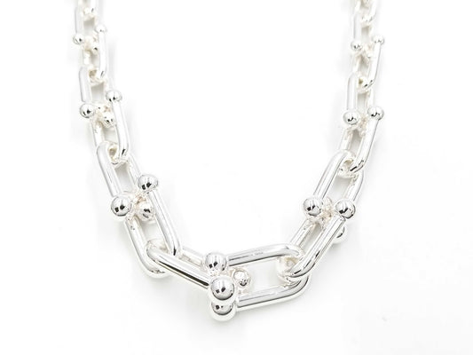 Tiffany & Co. Tiffany HardWear Graduated Link Necklace in Sterling Silver