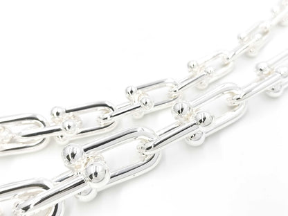 Tiffany & Co. Tiffany HardWear Graduated Link Necklace in Sterling Silver