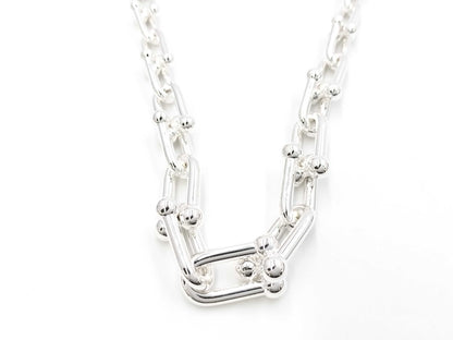Tiffany & Co. Tiffany HardWear Graduated Link Necklace in Sterling Silver