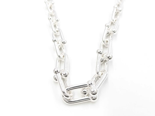 Tiffany & Co. Tiffany HardWear Graduated Link Necklace in Sterling Silver