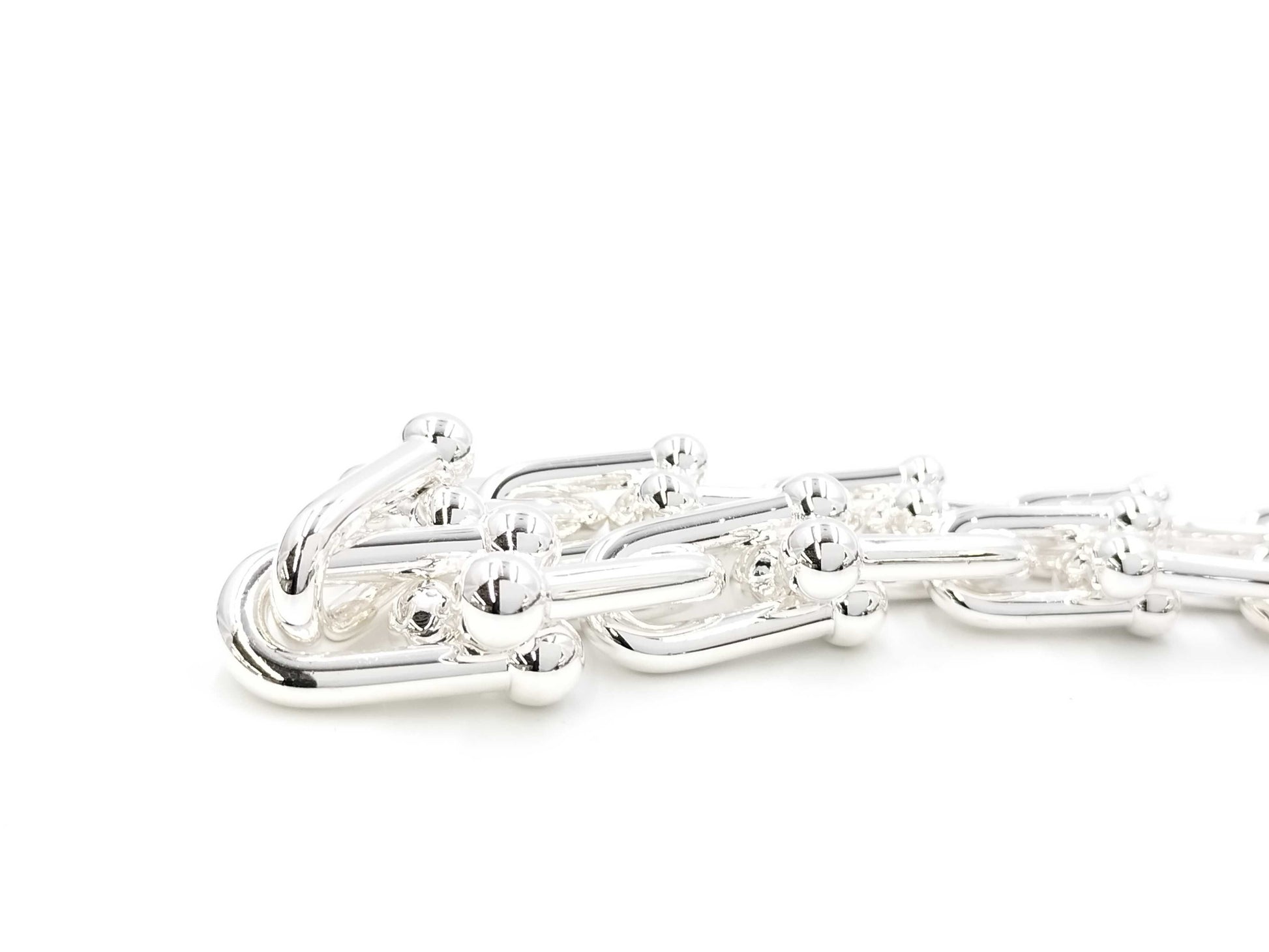 Tiffany & Co. Tiffany HardWear Graduated Link Necklace in Sterling Silver