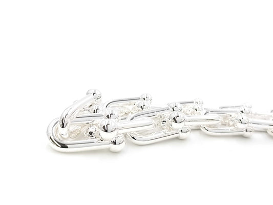 Tiffany & Co. Tiffany HardWear Graduated Link Necklace in Sterling Silver