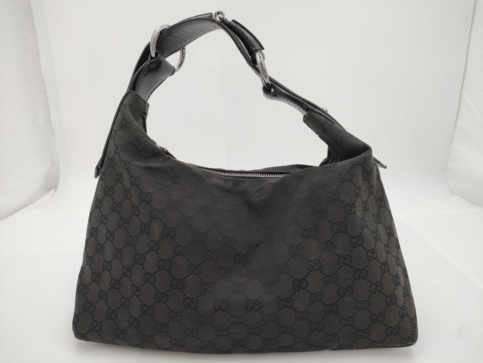 GUCCI GG Canvas GUCCI Horsebit Handbag GG Canvas Handbag