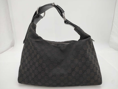 GUCCI GG Canvas GUCCI Horsebit Handbag GG Canvas Handbag