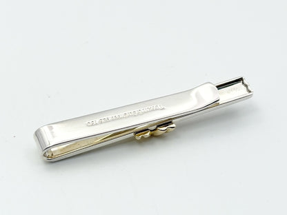 Tiffany & Co. Tiffany Signature 925x750 Silver and Gold Tie Clip/Cufflinks