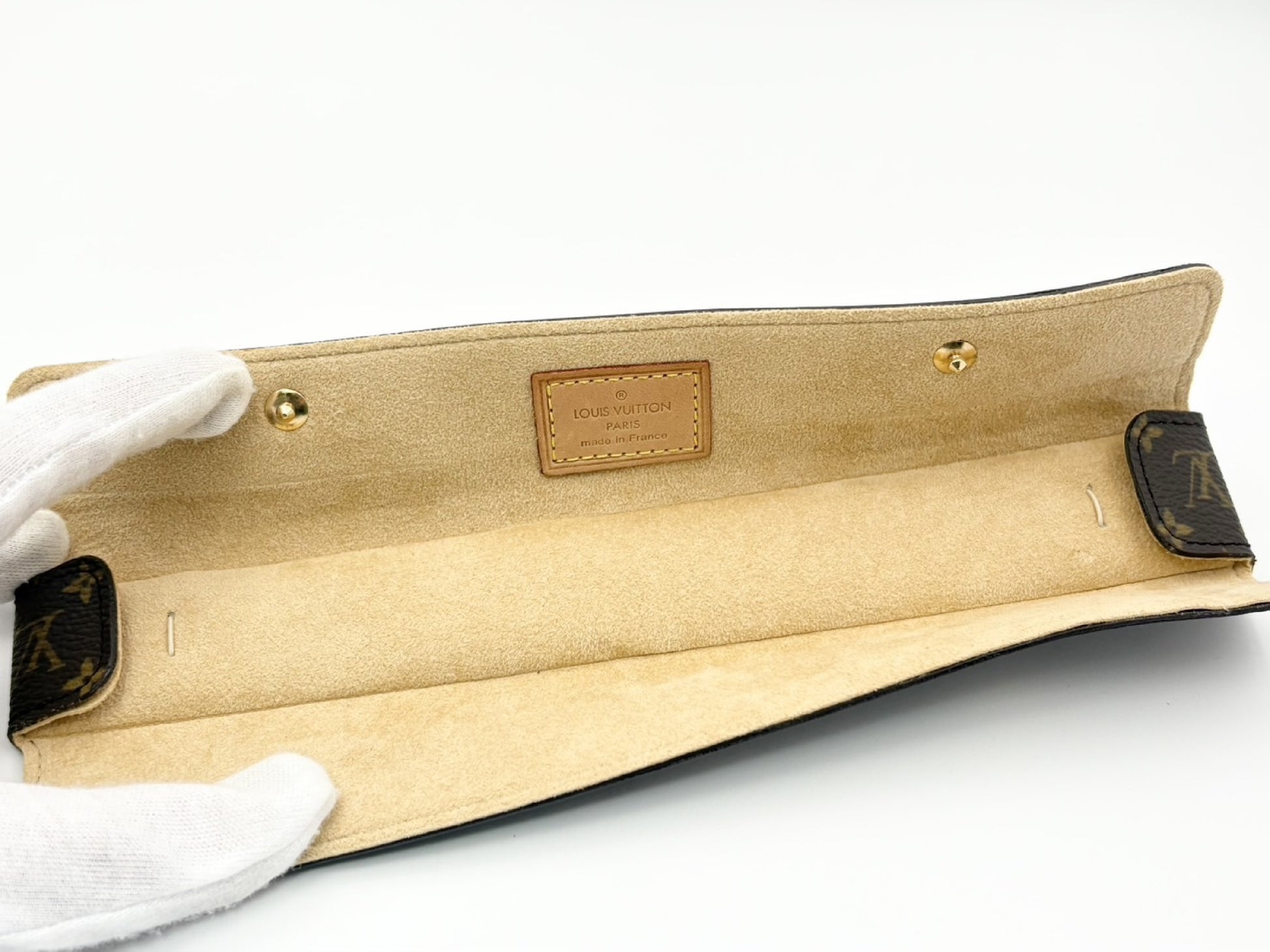 LOUIS VUITTON LOUIS VUITTON Vuitton Monogram Accessory Case Jewelry Case Serial Number SN1012 Other Accessories