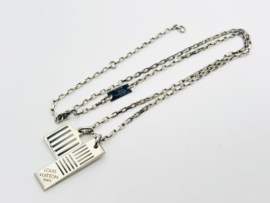 LOUIS VUITTON M62490 Collier Damier Colors Necklace US1129 Necklace