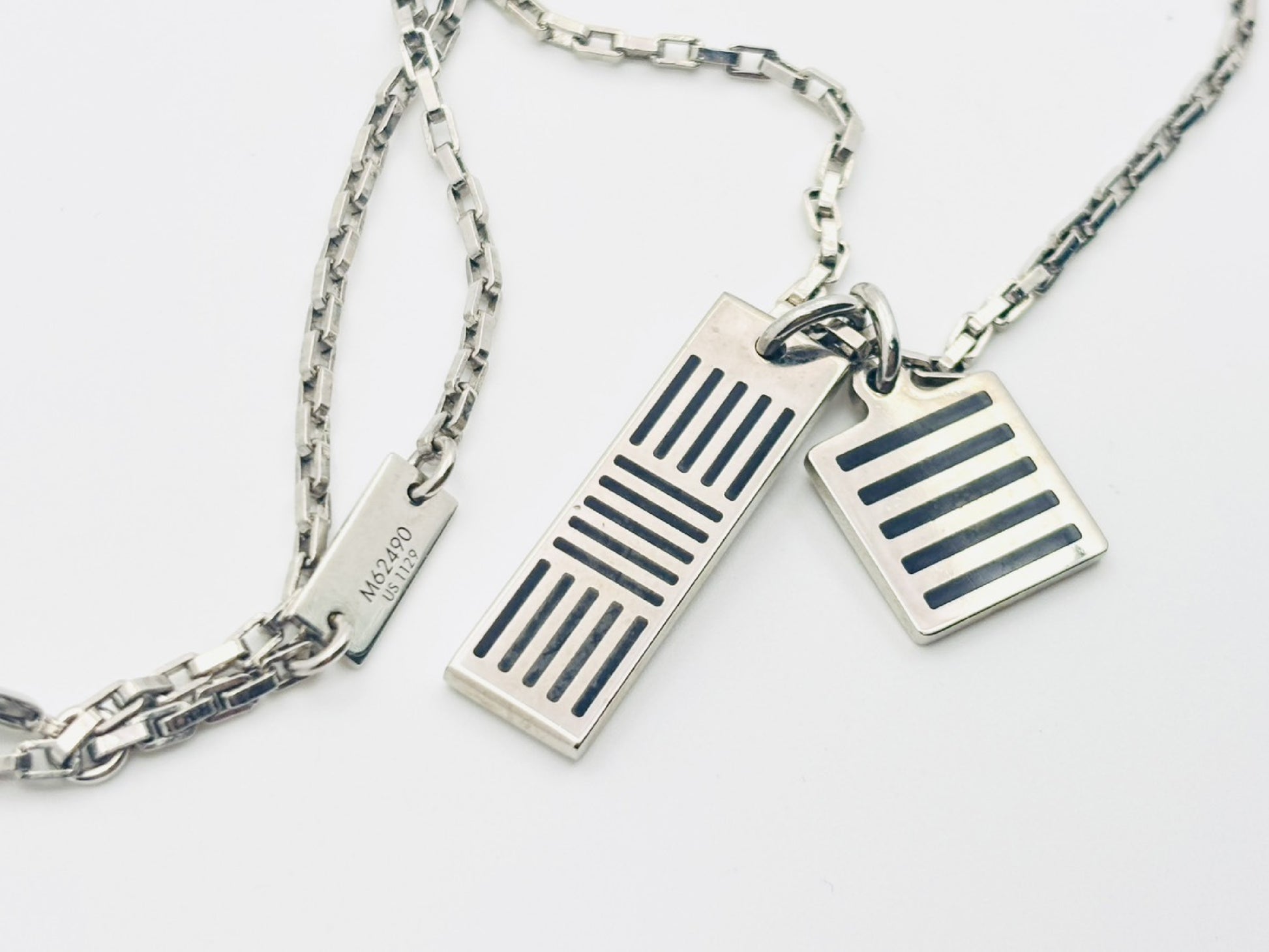 LOUIS VUITTON M62490 Collier Damier Colors Necklace US1129 Necklace