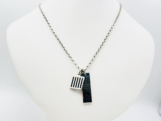 LOUIS VUITTON M62490 Collier Damier Colors Necklace US1129 Necklace