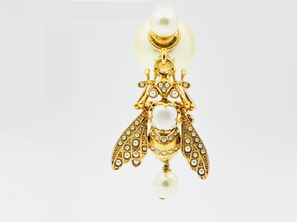 Dior Tribales Pearl Tribal Bee Single Earring