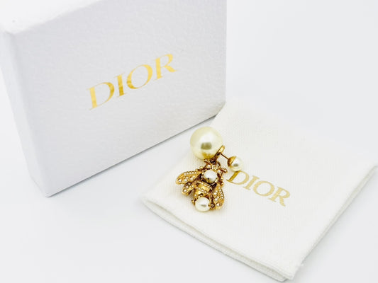 Dior Tribales Pearl Tribal Bee Single Earring