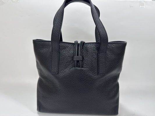 BURBERRY Check Leather Handbag