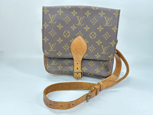 LOUIS VUITTON LOUIS VUITTON Vuitton Monogram Cartesiere MM Shoulder Bag