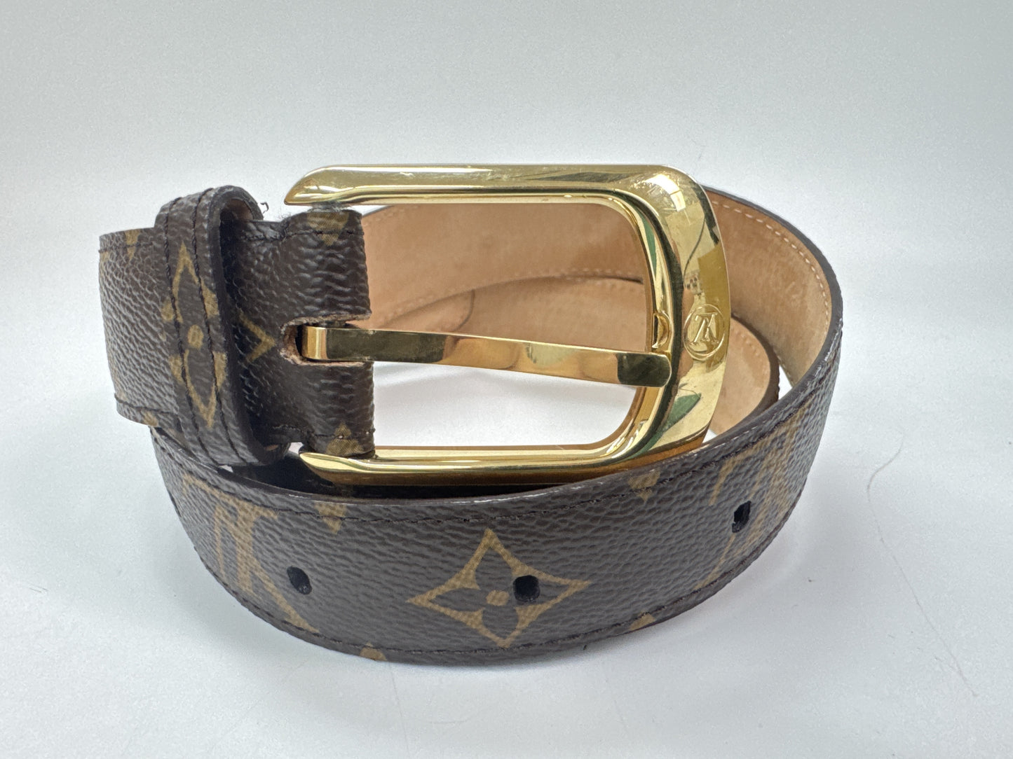 LOUIS VUITTON LOUIS VUITTON Louis Vuitton M6919 Santur Ellipse CT1098 Belt