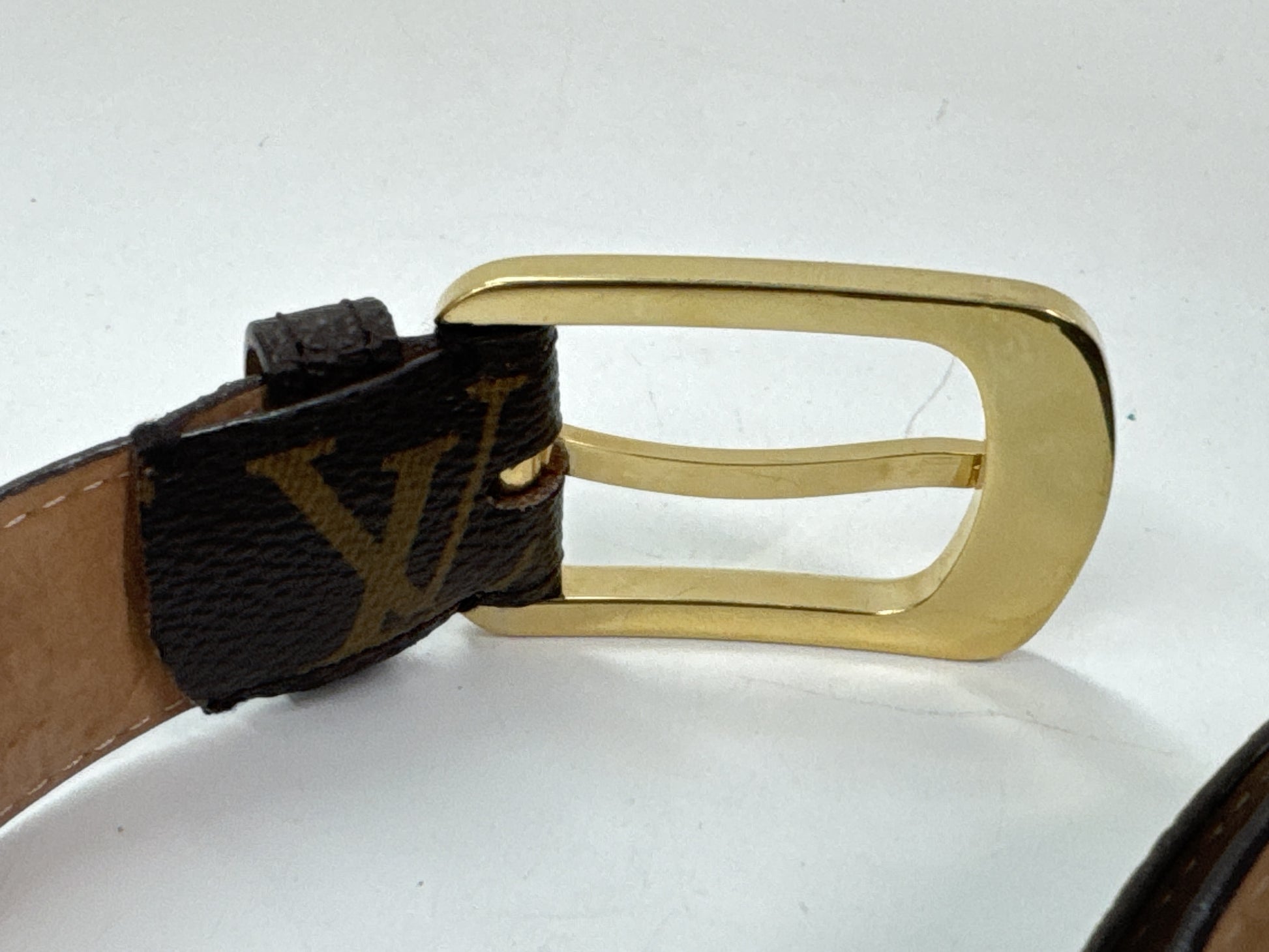 LOUIS VUITTON LOUIS VUITTON Louis Vuitton M6919 Santur Ellipse CT1098 Belt