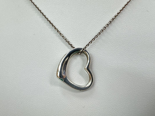 Tiffany & Co. Tiffany & Co. 925 Open Heart Necklace 5.4g 41cm Necklace