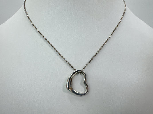 Tiffany & Co. Tiffany & Co. 925 Open Heart Necklace 5.4g 41cm Necklace