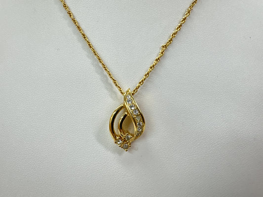 Dior necklace with approximately 46cm chain