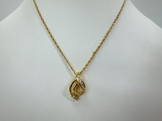 Dior necklace with approximately 46cm chain