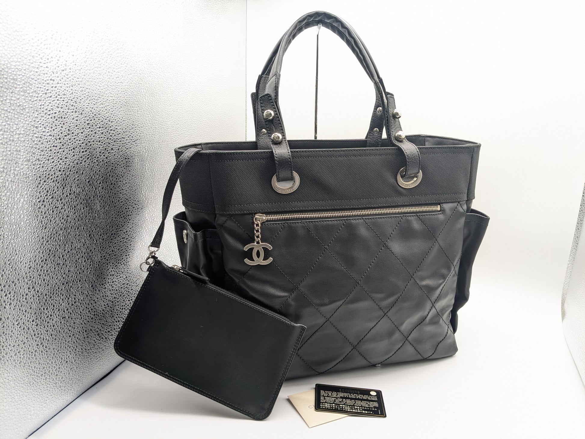 CHANEL Paris-Biarritz GM Tote Bag with Pouch, 15499886, Seal, Guarantee