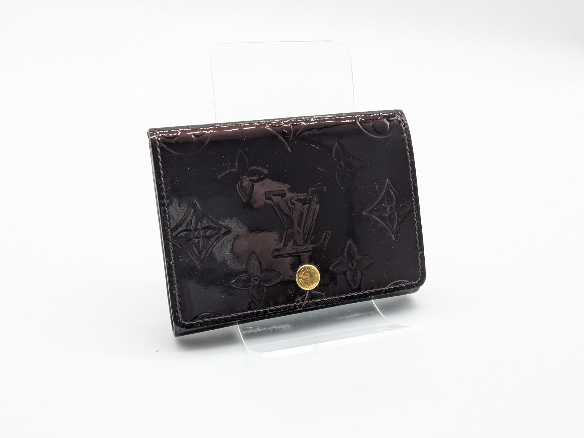 LOUIS VUITTON LV Vernis Envelope Card Case, Pass Case, Business Card Case