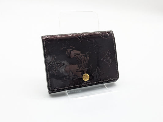 LOUIS VUITTON LV Vernis Envelope Card Case, Pass Case, Business Card Case