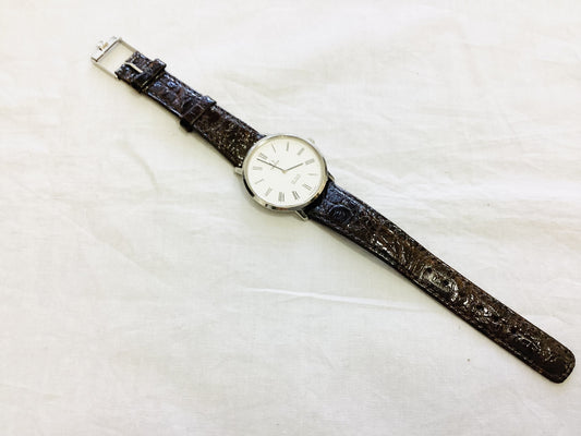 OMEGA Devil Quartz Silver x White Dial Men's Watch