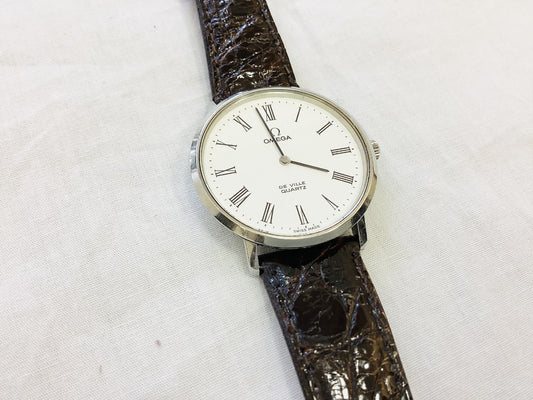OMEGA Devil Quartz Silver x White Dial Men's Watch
