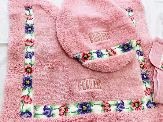 FEILER Toilet Mat Set, Pink, Other Accessories