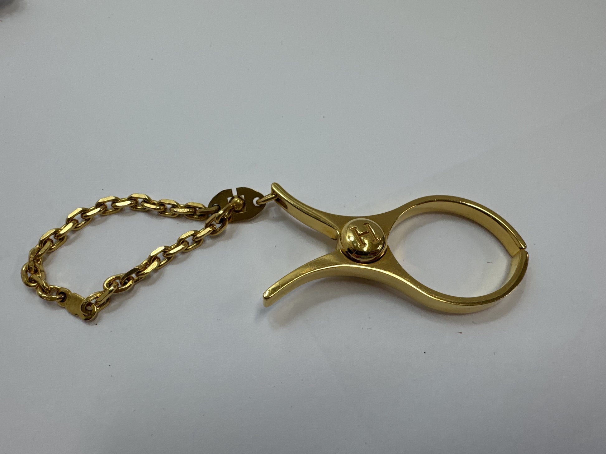 HERMES Hermes Glove Holder GP Gold Hardware Key Case/Key Holder