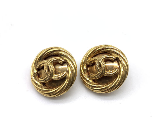 CHANEL Coco Mark Earrings 93P Earrings