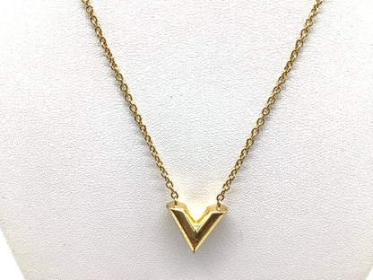 LOUIS VUITTON Essential V Necklace with 48cm Chain