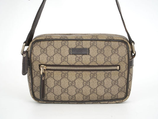 OMEGA GUCCI GG Supreme Gucci Shoulder Bag