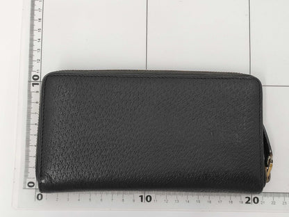 GUCCI Long Wallet with Round Zipper, Black