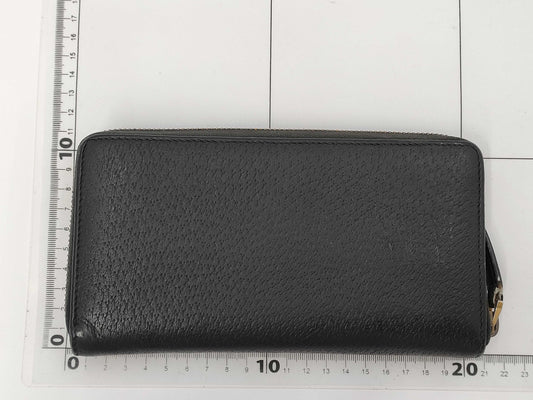GUCCI Long Wallet with Round Zipper, Black