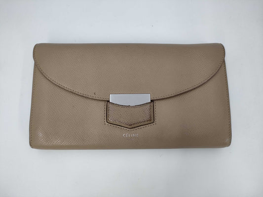 CELINE wallet beige wallet