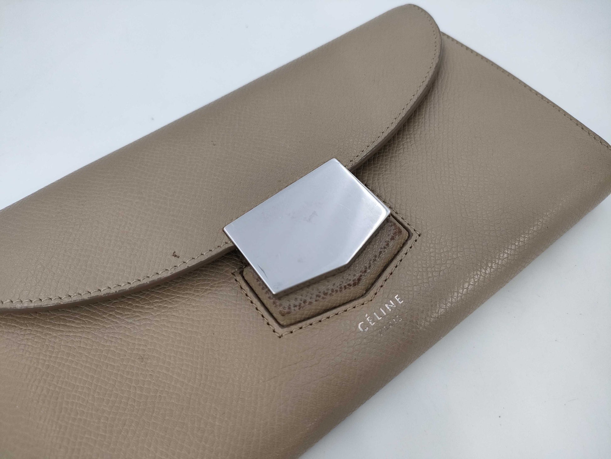 CELINE wallet beige wallet