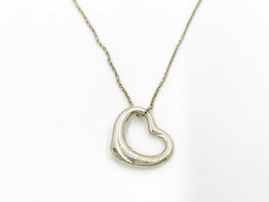 Tiffany & Co. Open Heart SV925 7.1g Necklace