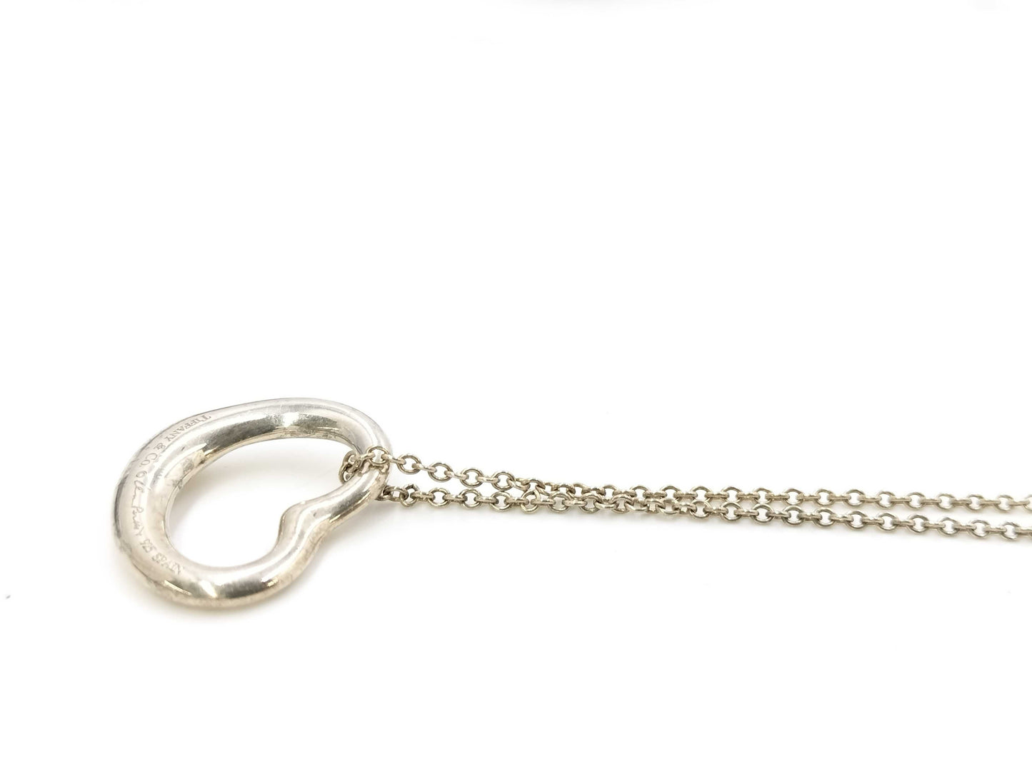 Tiffany & Co. Open Heart SV925 7.1g Necklace