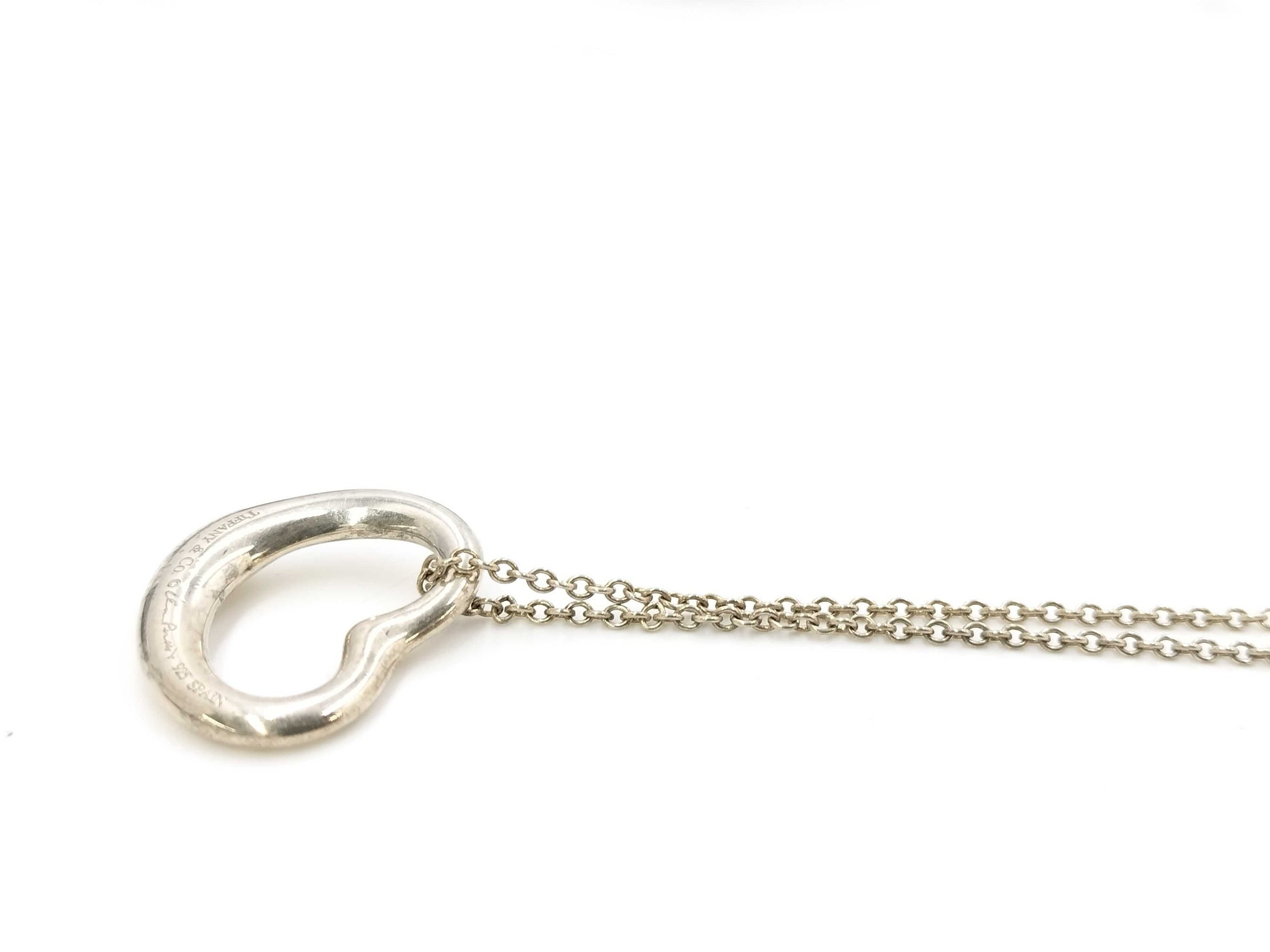 Tiffany & Co. Open Heart SV925 7.1g Necklace
