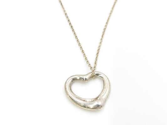 Tiffany & Co. Open Heart SV925 7.1g Necklace