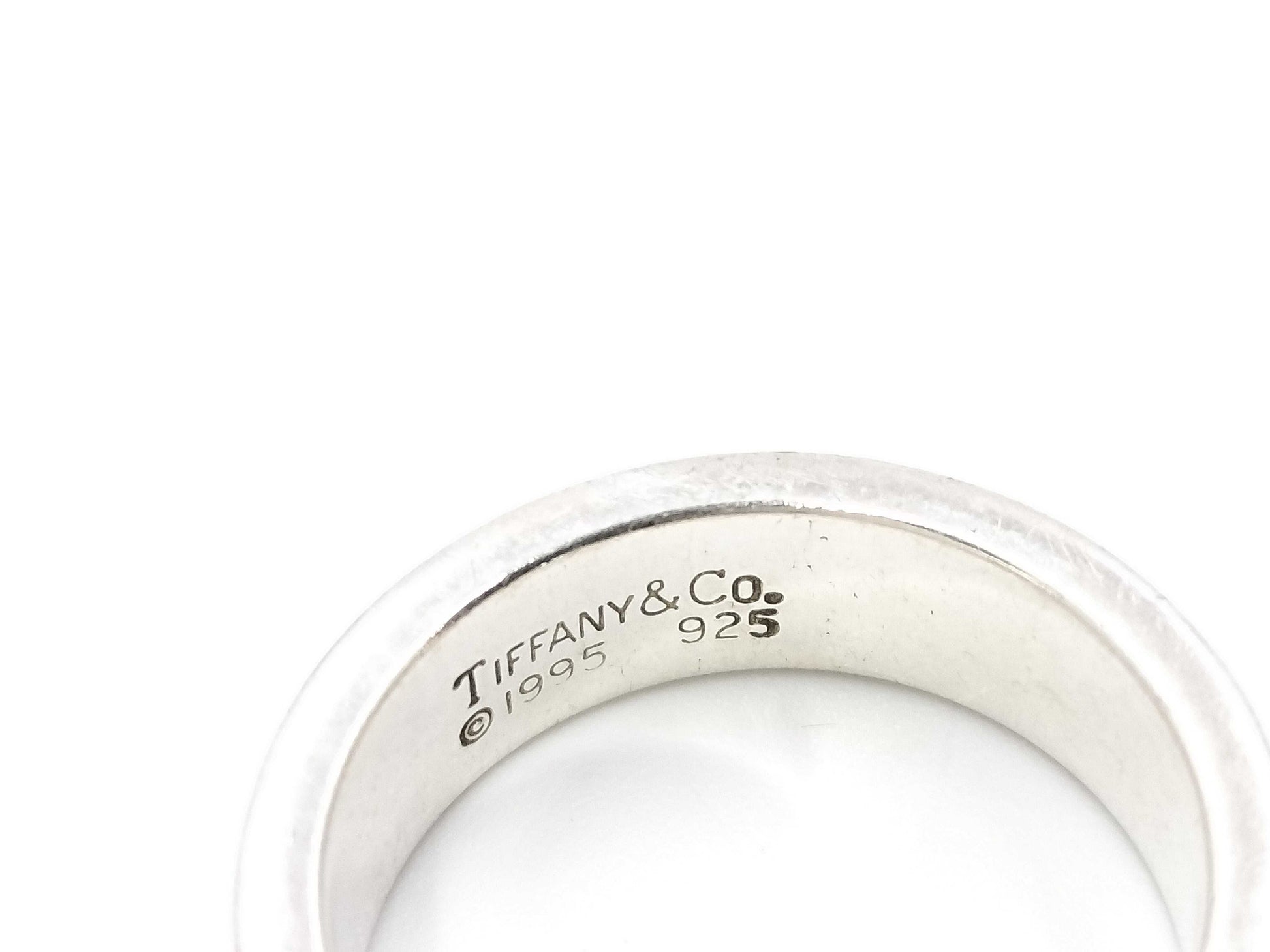 Tiffany & Co. Atlas Ring, 925, 6g, Size 13.5