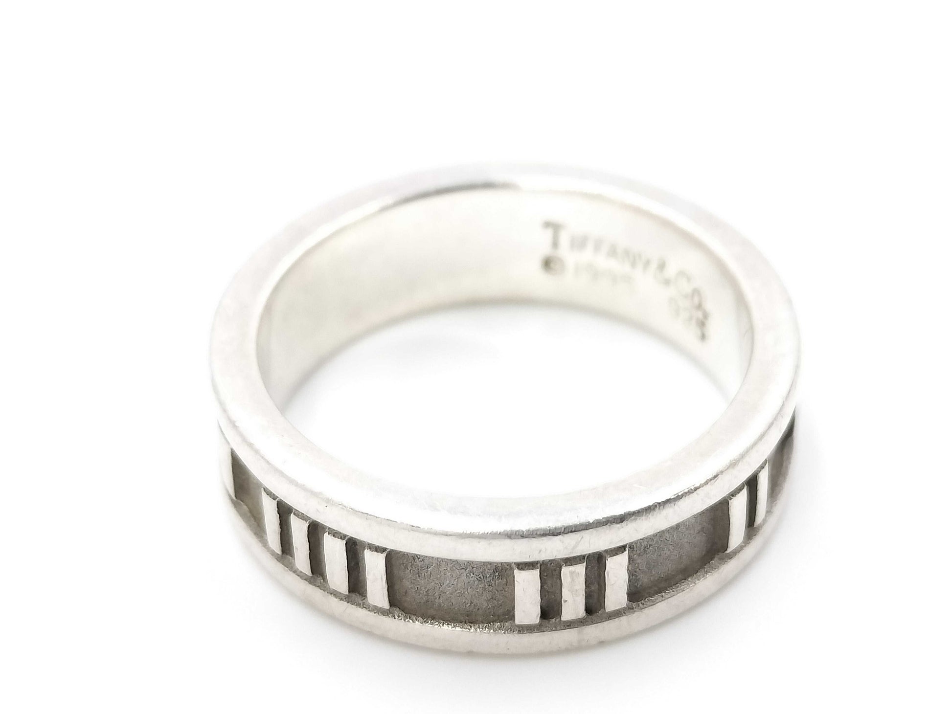 Tiffany & Co. Atlas Ring, 925, 6g, Size 13.5