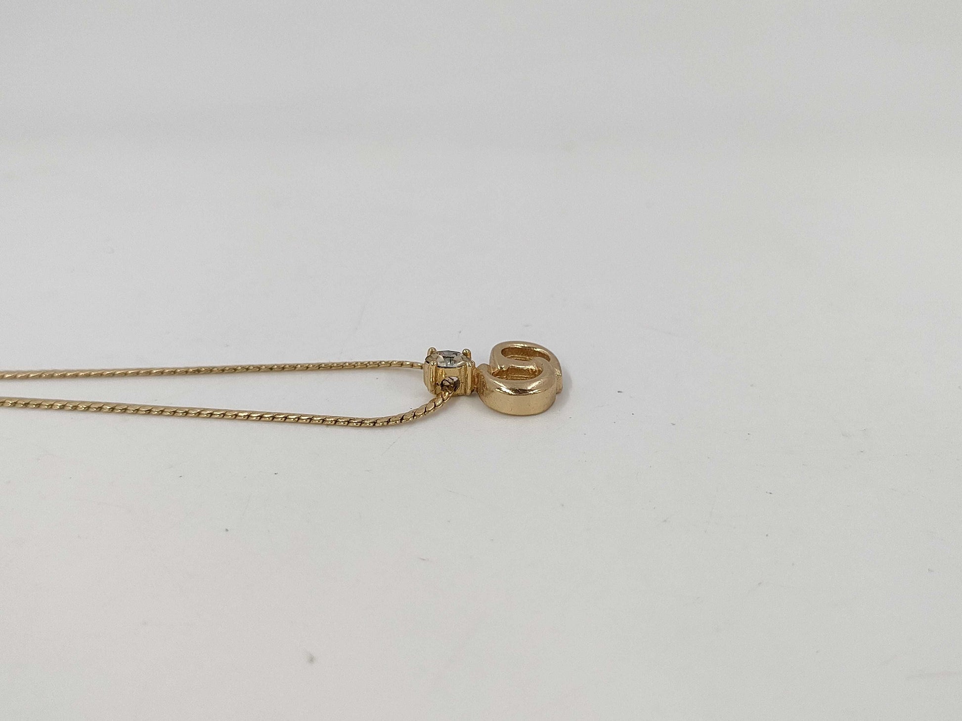 Dior necklace logo necklace