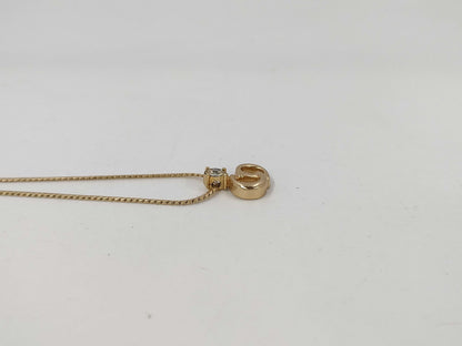 Dior necklace logo necklace