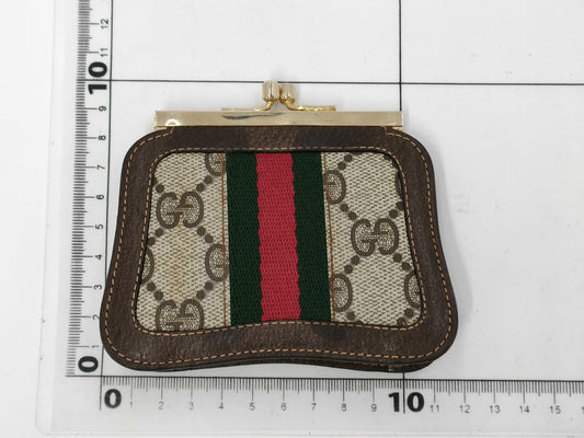 GUCCI GG Plus Sherry Coin Case