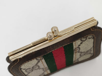 GUCCI GG Plus Sherry Coin Case