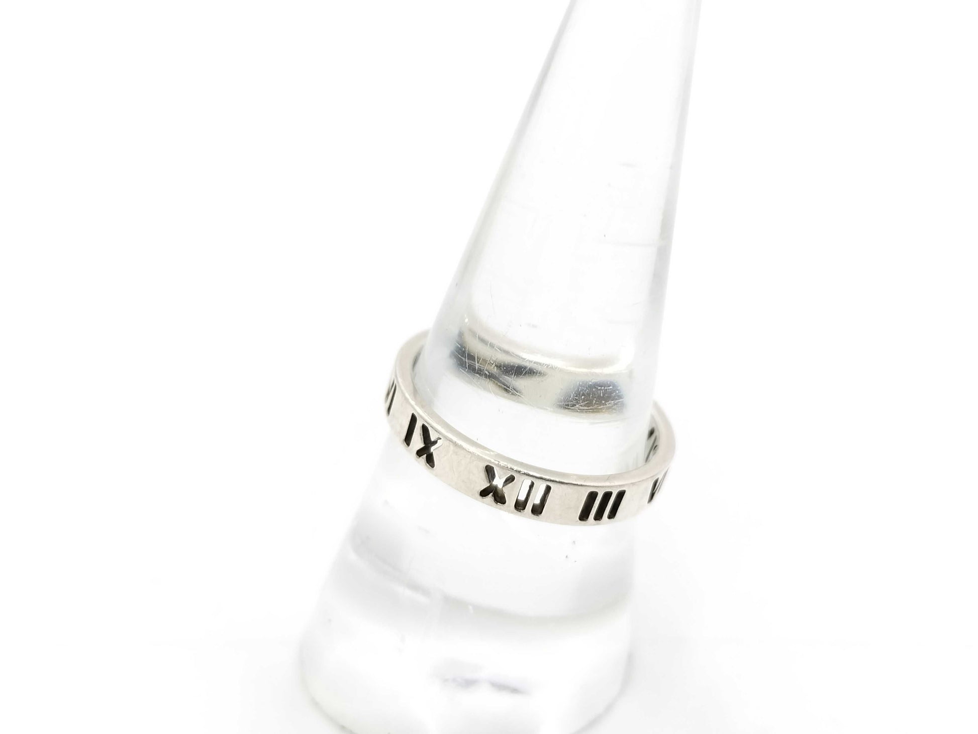 Tiffany & Co. Atlas Ring, 925, 2.4g, Size 17.5